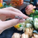 【Valeron Jewelry】JEUX DE SILVER DIAMOND EARRINGS - Image 4