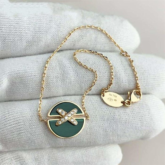 【Valeron Jewelry】JEUX DE BRACELET MALACHITE PINK GOLD DIAMONDS - Image 2