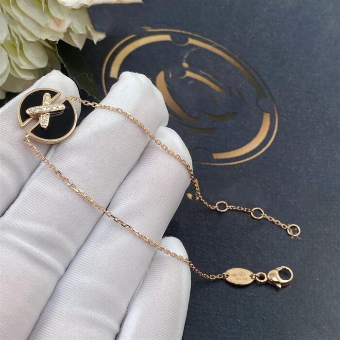 [Valeron Jewelry] JEUX DE BRACELET ONYX PINK GOLD DIAMOND - Image 5