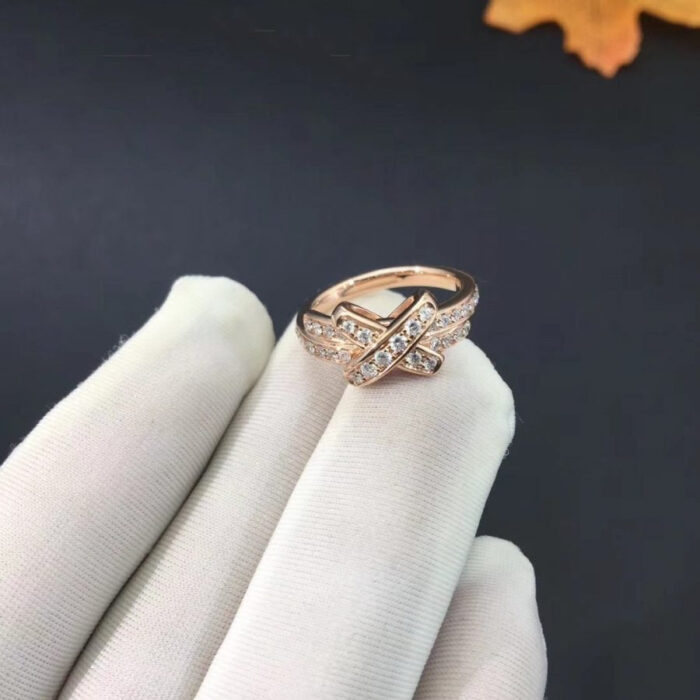 【Valeron Jewelry】JEUX DE RING PINK GOLD DIAMOND - Image 2