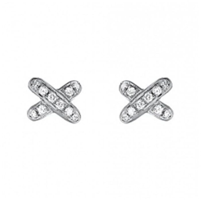【Valeron Jewelry】JEUX DE DIAMOND EARRINGS - Image 1