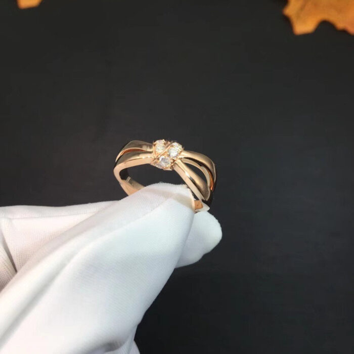 【Valeron Jewelry】LIENS RING PINK GOLD DIAMOND - Image 3