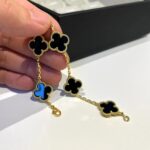 【Valerone Jewelry】CLOVER  5 MOTIFS BLACK ONYX BRACELET - Image 11
