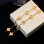 【Valleron Jewelry】CLOVER 5 MOTIFS BRONZING BRACELET - Image 10
