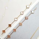 【Valleron Jewelry】CLOVER 5 PINK MOP BRACELET - Image 3