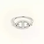 【Valerone Jewelry】RONDE SMALL SILVER DIAMOND RING