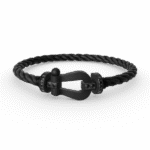 【Valeron Jewelry】FORCE LARGE SERIES HORSESHOE BLACK SAMURAI BRACELET