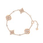 【Valeron Jewelry】STAR AND SUN 4 MOTIFS GOLD DIAMONDS BRACELET - Image 2