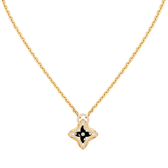 【Valleron Jewelry】STAR PEDANT PINK GOLD DIAMOND NECKLACE - Image 2