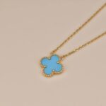 【Valleron Jewelry】CLOVER 15MM VINTAGE TURQUOISE NECKLACE - Image 4