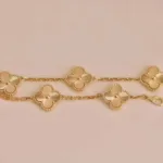 【Valleron Jewelry】CLOVER 5 FLOWERS LASER BRACELET - Image 6