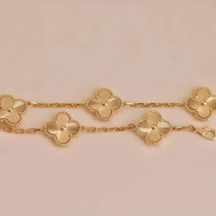 【Valleron Jewelry】CLOVER 5 FLOWERS LASER BRACELET - Image 6