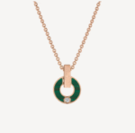 【Valleron Jewelry】GARI NECKLACE PINK GOLD MALACHITE - Image 2