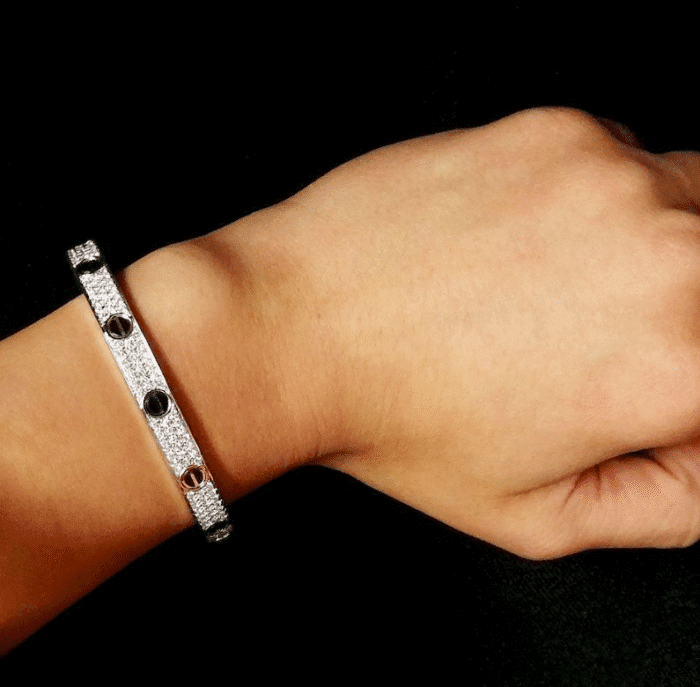 【Valeron Jewelry】LOVE BRACELET 6.1MM DIAMOND-PAVED CERAMIC - Image 11
