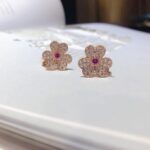 【Valeron Jewelry】FRIVOLE PINK GOLD FLOWER DIAMOND EARRINGS - Image 6