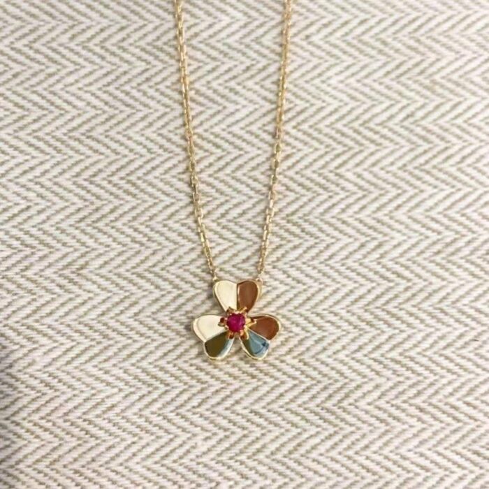 【Valleron Jewelry】FRIVOLE GOLD FLOWER NECKLACE - Image 4