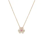 【Valleron Jewelry】FRIVOLE ROSE GOLD FLOWER DIAMOND NECKLACE
