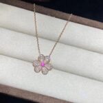 【Valleron Jewelry】FRIVOLE ROSE GOLD FLOWER DIAMOND NECKLACE - Image 6