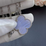 【Valleron Jewelry】CLOVER SILVER CHALCEDONY BIG CLOVER NECKLACE - Image 3