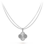 【Valeron Jewelry】CLOVER 25MM SILVER BIG CLOVER NECKLACE
