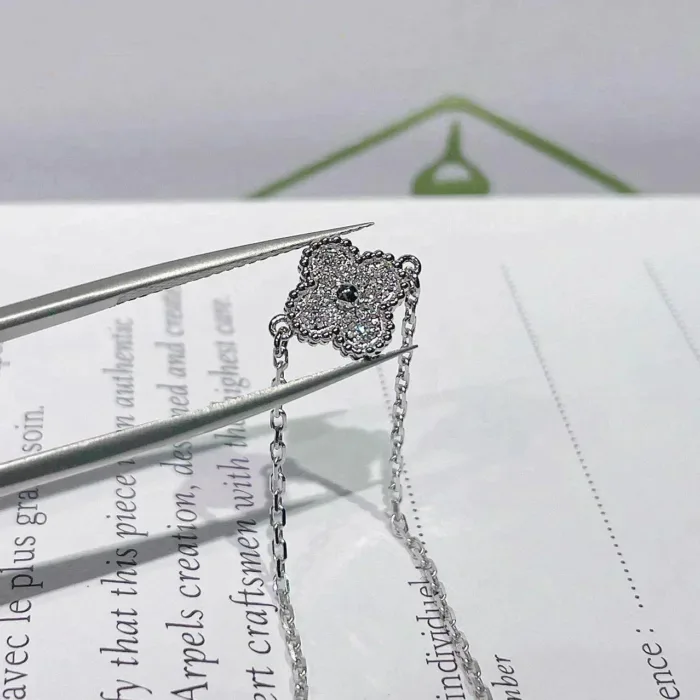 【Valleron Jewelry】CLOVER  SINGLE FLOWER BRACELET SILVER - Image 5