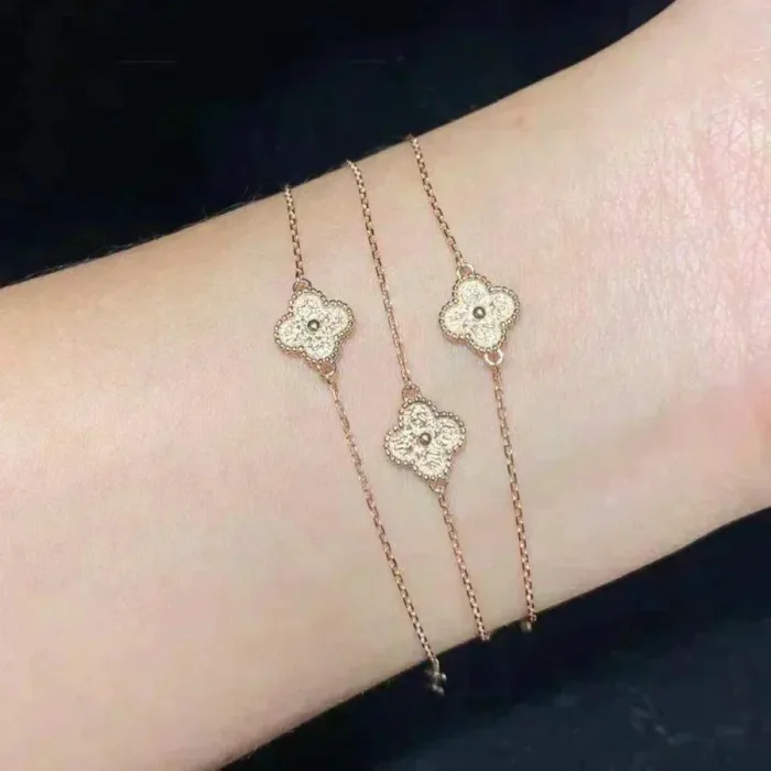 【Valleron Jewelry】CLOVER SINGLE FLOWER BRACELET - Image 4