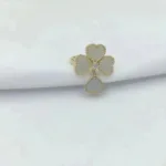【Valeron Jewelry】SWEET CLOVER WHITE MOP RING - Image 2