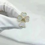 【Valeron Jewelry】SWEET CLOVER WHITE MOP RING - Image 4