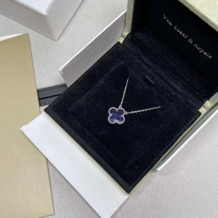 【Valleron Jewelry】CLOVER 15MM PIETERSITE NECKLACE SILVER - Image 4