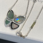 【Valeron Jewelry】LARGE BUTTERFLY SILVER PENDANT DIAMOND NECKLACE - Image 6