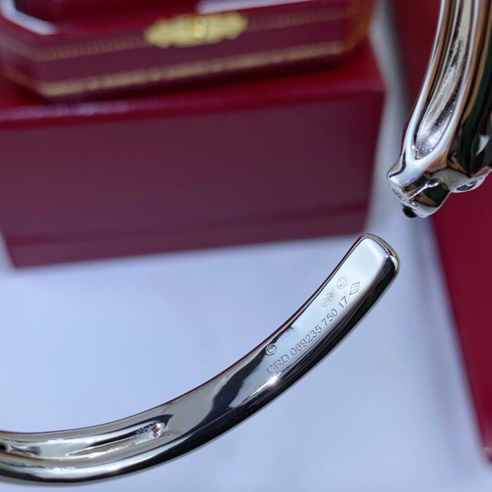 【Valeron Jewelry】PANTHERE SILVER OPEN BRACELET - Image 4