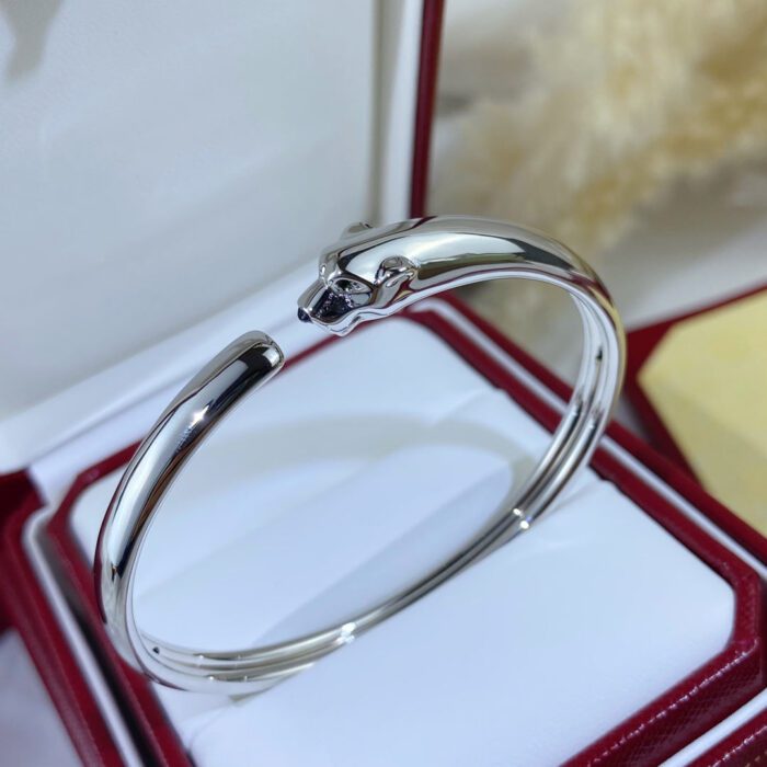 【Valeron Jewelry】PANTHERE SILVER OPEN BRACELET - Image 1