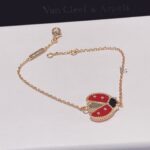 【Valeron Jewelry】LUCKY SPRING 1 MOTIF PINK GOLD BRACELET - Image 5