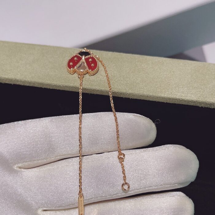 【Valeron Jewelry】LUCKY SPRING 1 MOTIF PINK GOLD BRACELET - Image 7