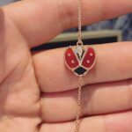 【Valeron Jewelry】LUCKY SPRING 1 MOTIF PINK GOLD BRACELET - Image 8