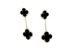 【Valeron Jewelry】CLOVER 2 MOTIFS  EARRINGS (MULTIPLE CHOICESC - Image 2