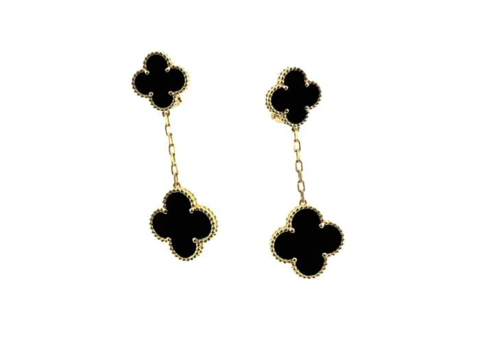 【Valeron Jewelry】CLOVER 2 MOTIFS  EARRINGS (MULTIPLE CHOICESC - Image 2