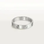 【Valeron Jewelry】LOVE RING 4MM 1 DIAMOND SILVER