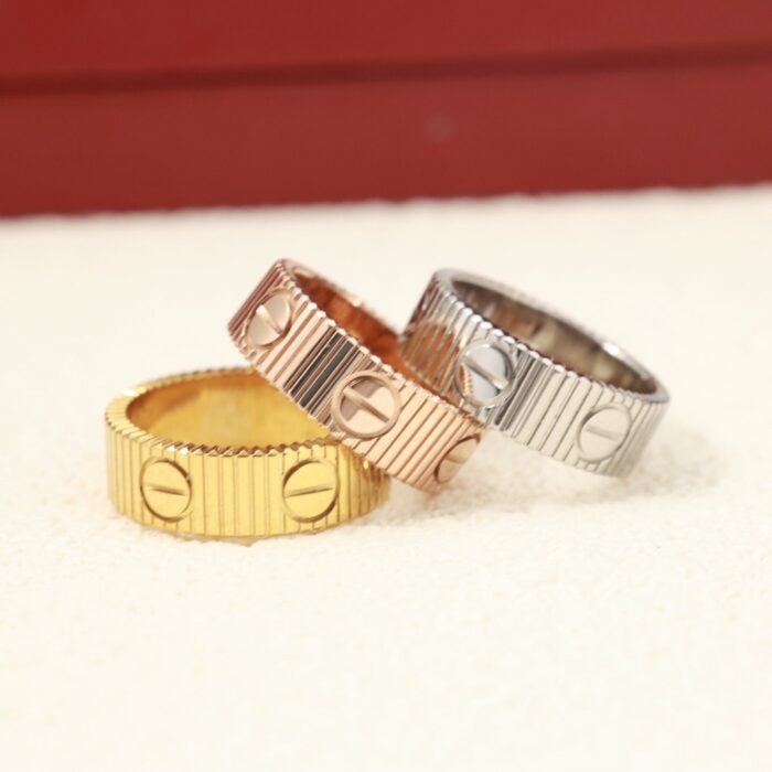 [Valerion Jewelry]2025 NEW LOVE RING BRUSHED STYLE - Image 2