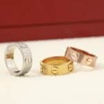 [Valerion Jewelry]2025 NEW LOVE RING BRUSHED STYLE - Image 3