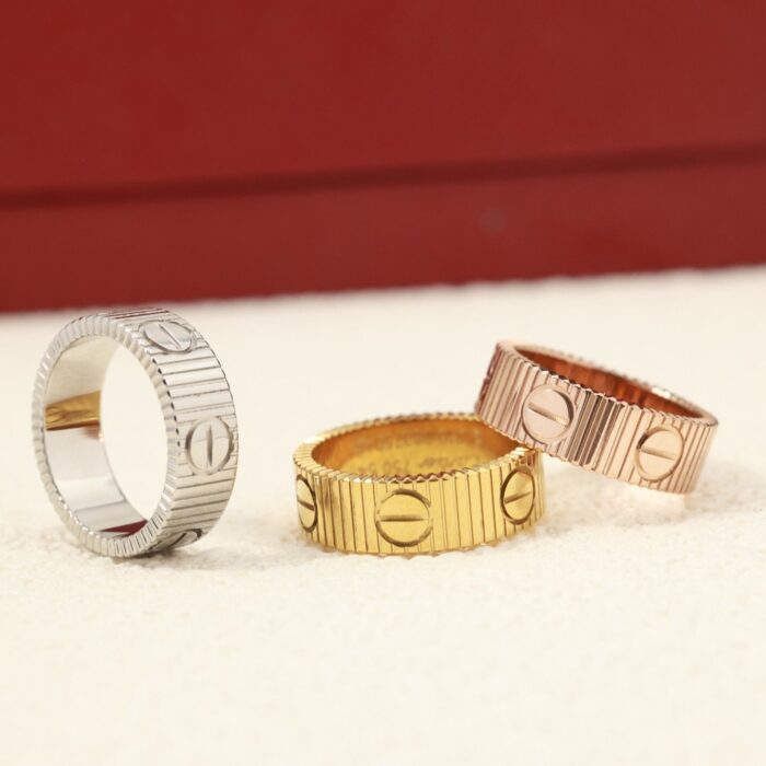 [Valerion Jewelry]2025 NEW LOVE RING BRUSHED STYLE - Image 3